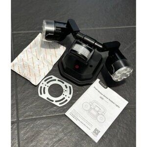 New Motion Sensor Outdoor Lights, 450° Superwide Adjustment Dimmable Dusk